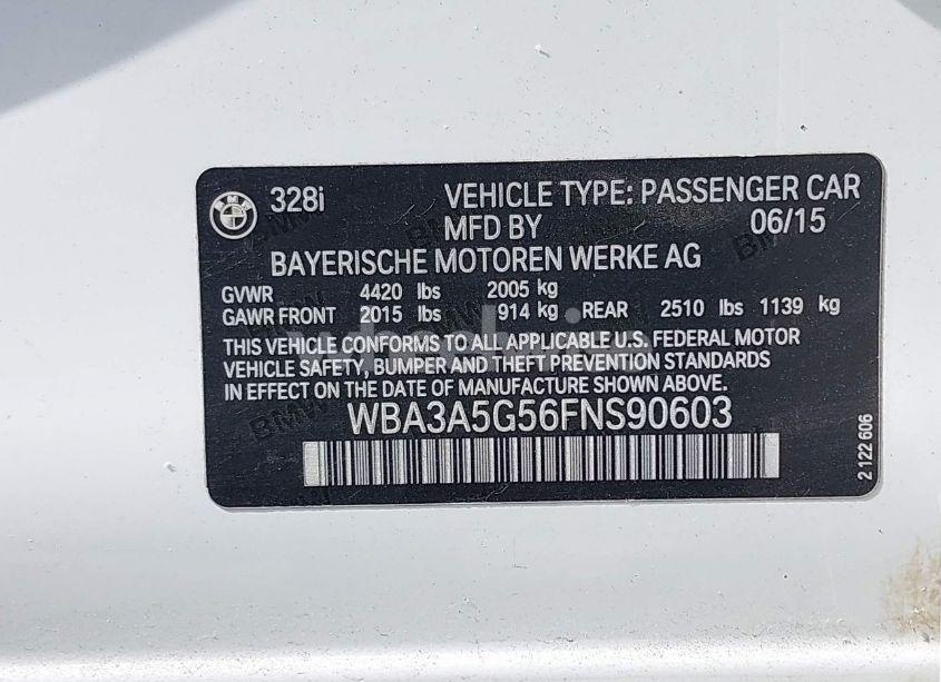 Photo 9 of 2015 Bmw 328i (VIN WBA3A5G56FNS90603)