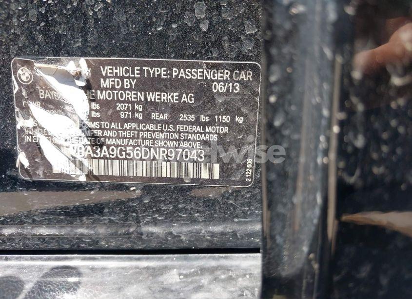 Photo 9 of 2013 Bmw 335i (VIN WBA3A9G56DNR97043)