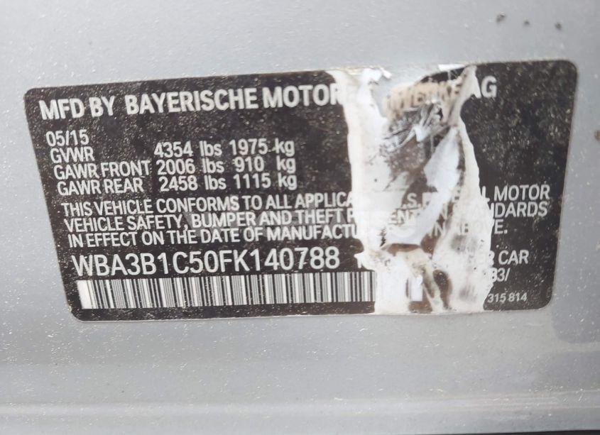 Photo 9 of 2015 Bmw 320i (VIN WBA3B1C50FK140788)