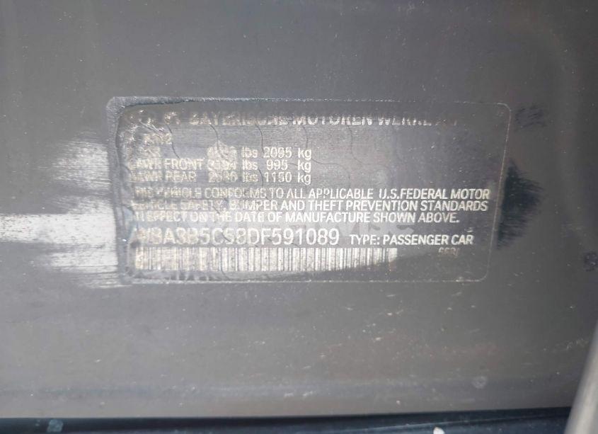 Photo 9 of 2013 Bmw 328i XDRIVE (VIN WBA3B5C58DF591089)