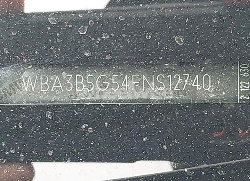 Photo 9 of 2015 Bmw 328i XDRIVE (VIN WBA3B5G54FNS12740)