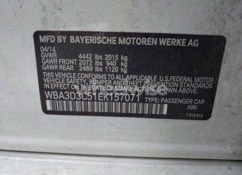 Photo 9 of 2014 Bmw 328d N/A (VIN WBA3D3C51EK157071)