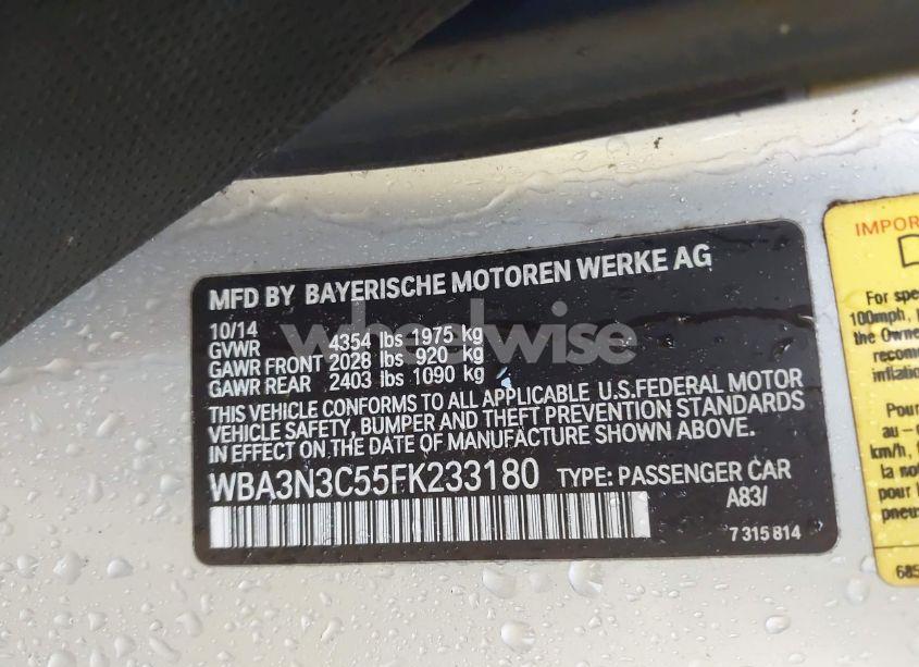 Photo 9 of 2015 Bmw 428i (VIN WBA3N3C55FK233180)