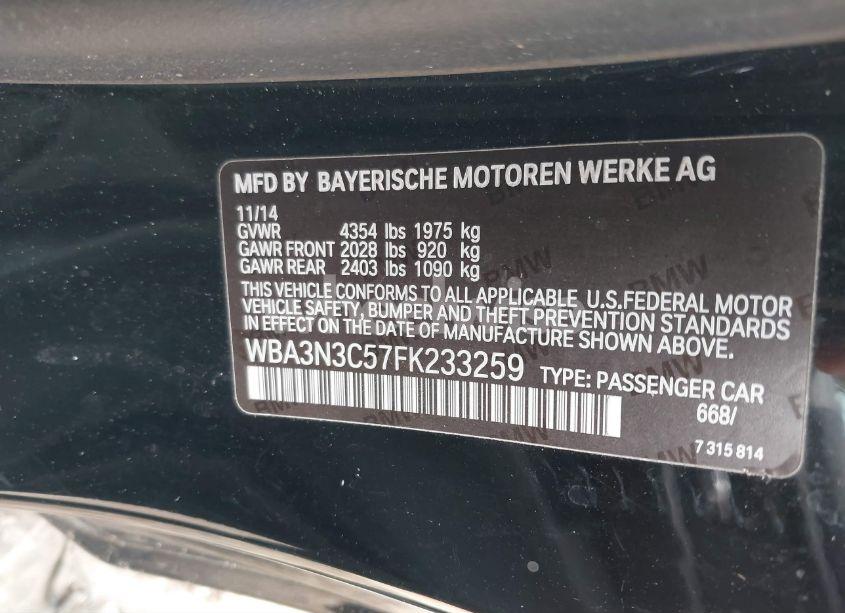 Photo 9 of 2015 Bmw 428i (VIN WBA3N3C57FK233259)