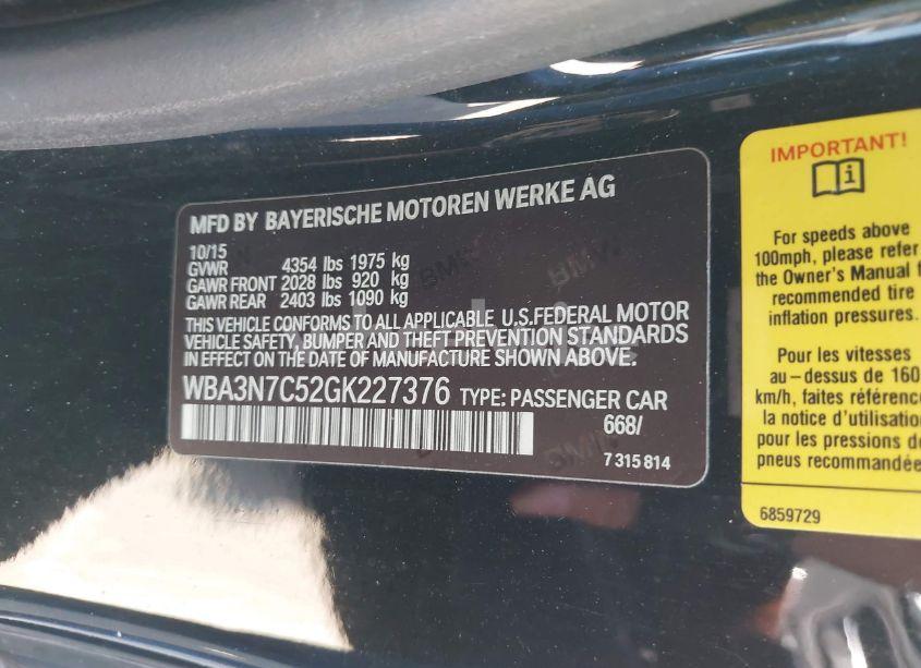 Photo 9 of 2016 Bmw 428i (VIN WBA3N7C52GK227376)