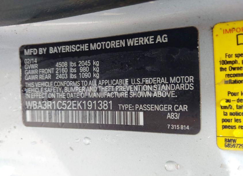 Photo 9 of 2014 Bmw 435i (VIN WBA3R1C52EK191381)