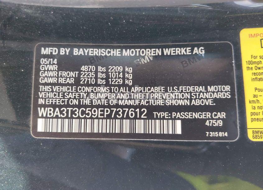 Photo 9 of 2014 Bmw 435i (VIN WBA3T3C59EP737612)