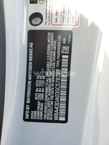 Photo 8 of 2025 BMW 430I (VIN WBA43DA03SCS78789)