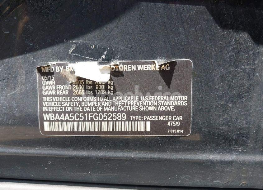 Photo 9 of 2015 Bmw 428 GRAN COUPE (VIN WBA4A5C51FG052589)