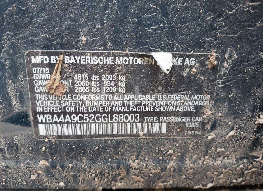 Photo 9 of 2016 Bmw 428i GRAN COUPE (VIN WBA4A9C52GGL88003)