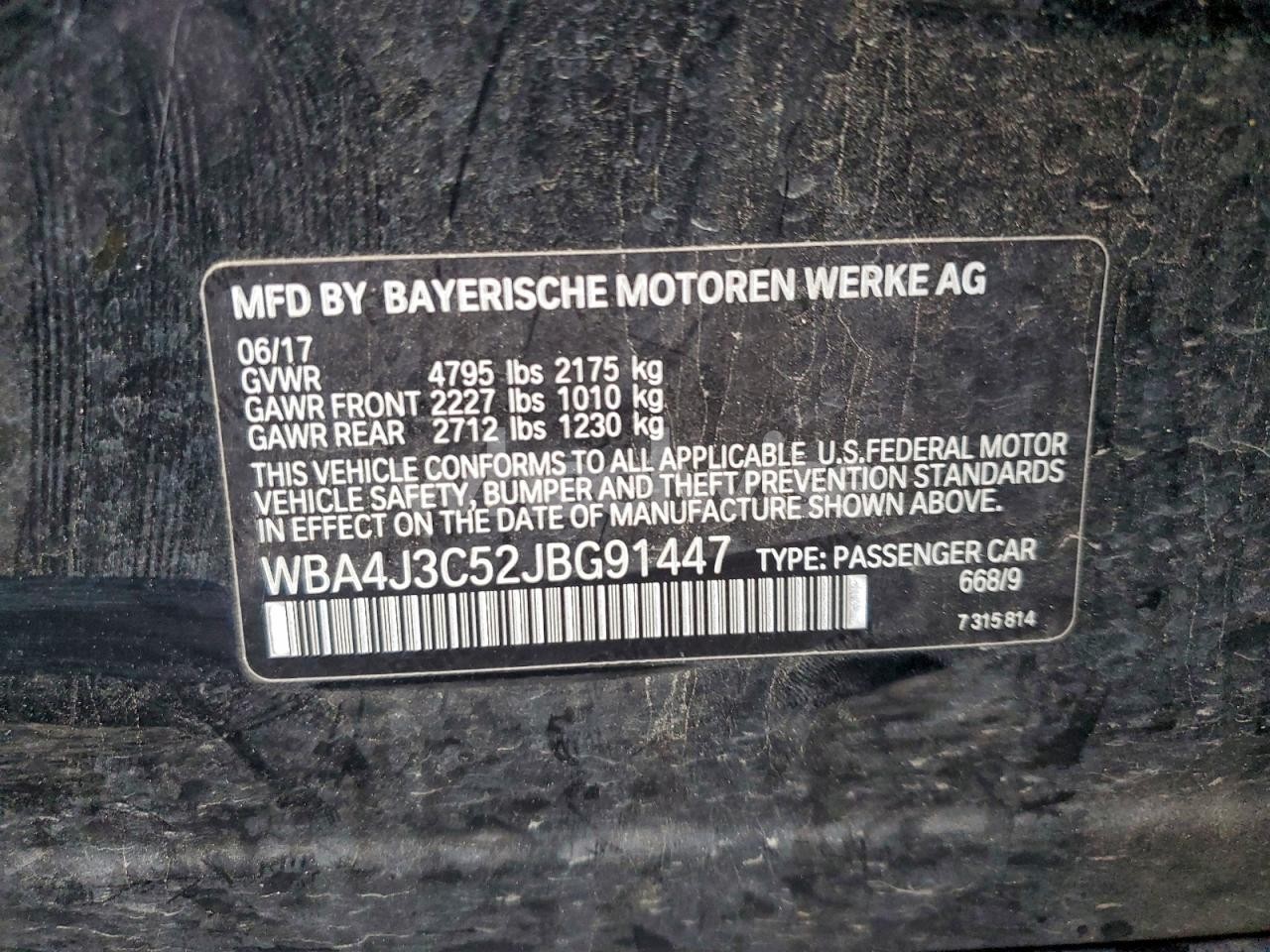 Photo 13 of 2018 BMW 430XI GRAN COUPE (VIN WBA4J3C52JBG91447)