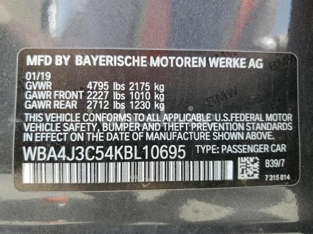 Photo 8 of 2019 BMW 430XI GRAN COUPE (VIN WBA4J3C54KBL10695)