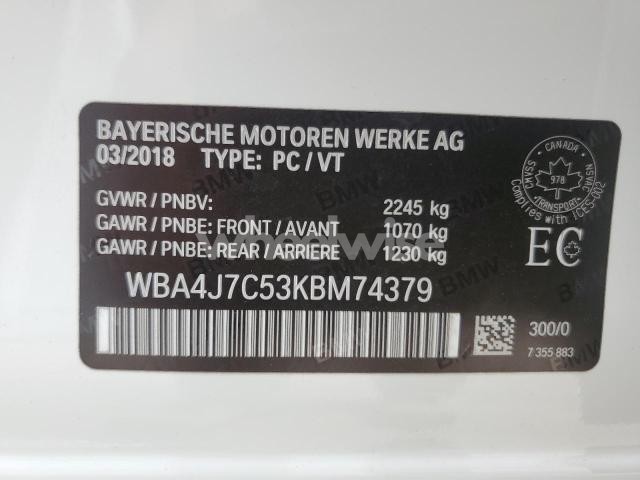 Photo 12 of 2019 BMW 440XI GRAN COUPE (VIN WBA4J7C53KBM74379)