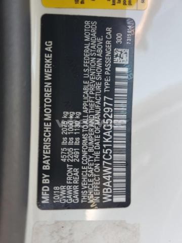 Photo 10 of 2019 BMW 440I (VIN WBA4W7C51KAG52977)