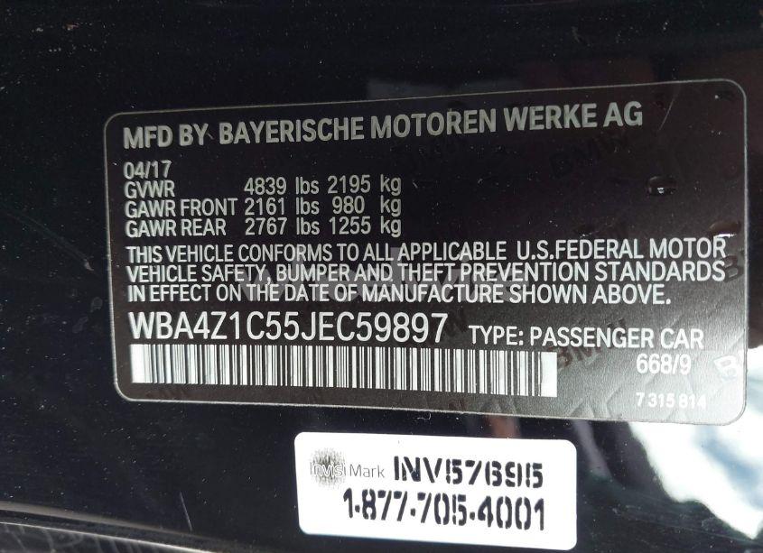 Photo 9 of 2018 Bmw 430i (VIN WBA4Z1C55JEC59897)