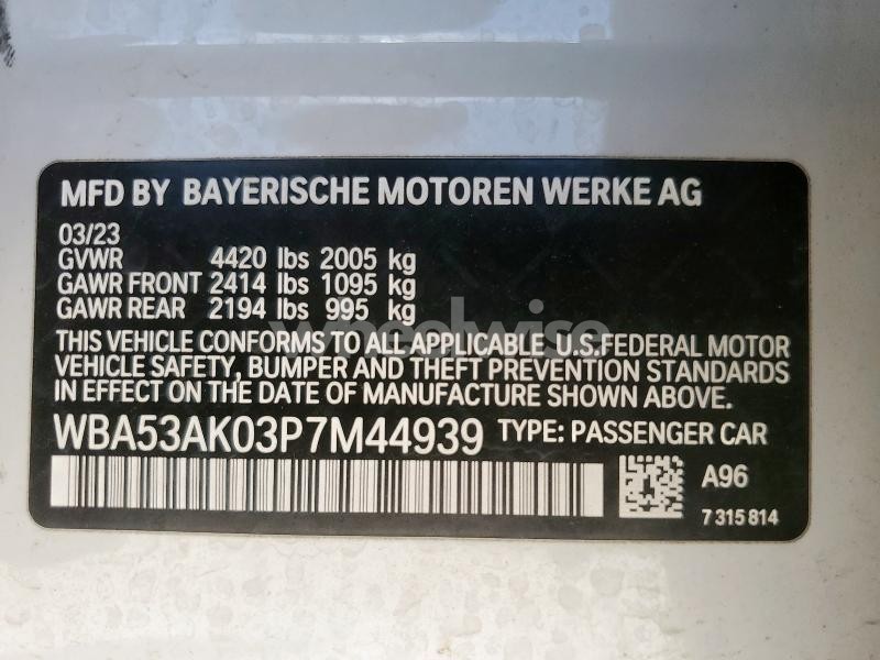 Photo 2 of 2023 BMW 228I (VIN WBA53AK03P7M44939)