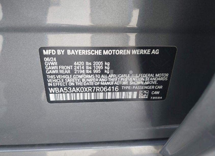 Photo 9 of 2024 Bmw 228 GRAN COUPE I SDRIVE (VIN WBA53AK0XR7R06416)