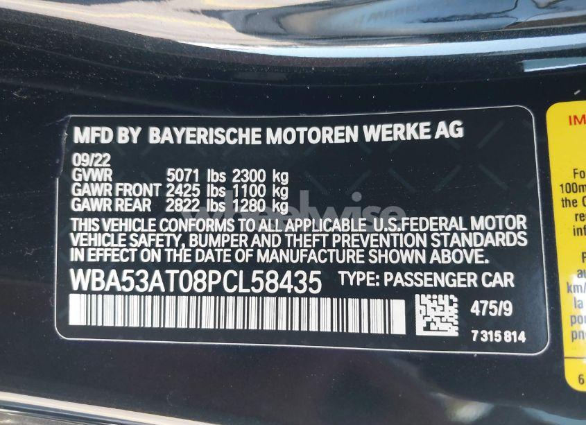 Photo 9 of 2023 Bmw M440i N/A (VIN WBA53AT08PCL58435)