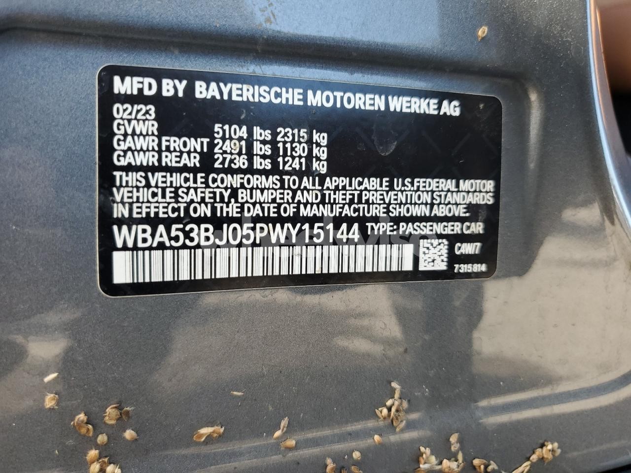 Photo 12 of 2023 BMW 540 I (VIN WBA53BJ05PWY15144)