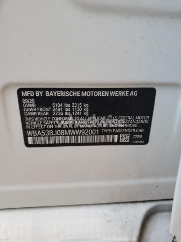 Photo 12 of 2021 BMW 540 I (VIN WBA53BJ08MWW92001)