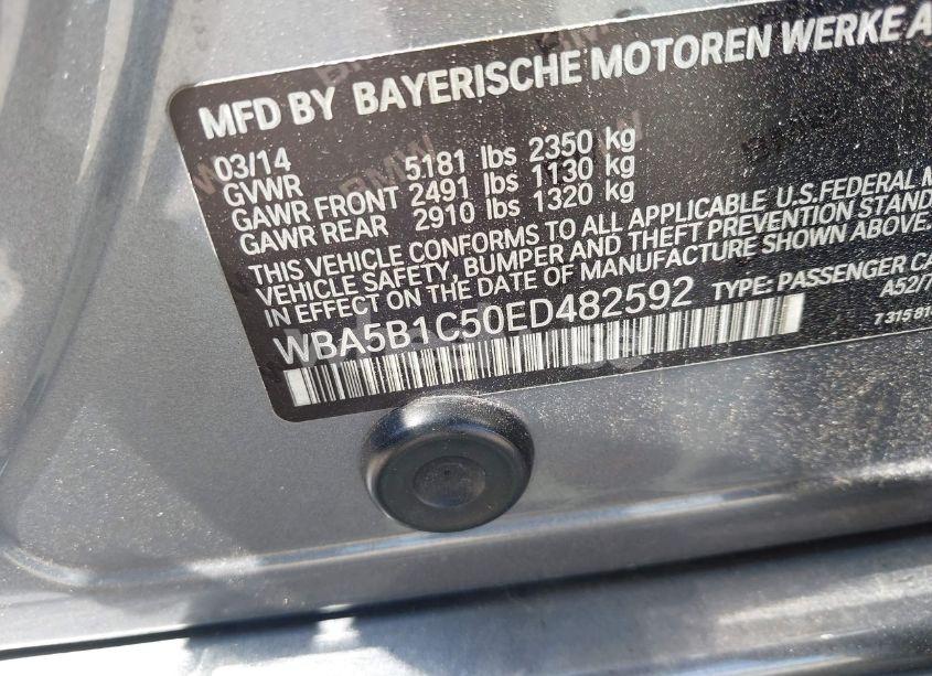 Photo 8 of 2014 Bmw 535i (VIN WBA5B1C50ED482592)