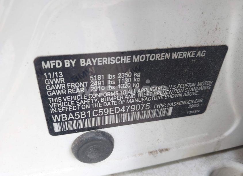Photo 9 of 2014 Bmw 535i (VIN WBA5B1C59ED479075)