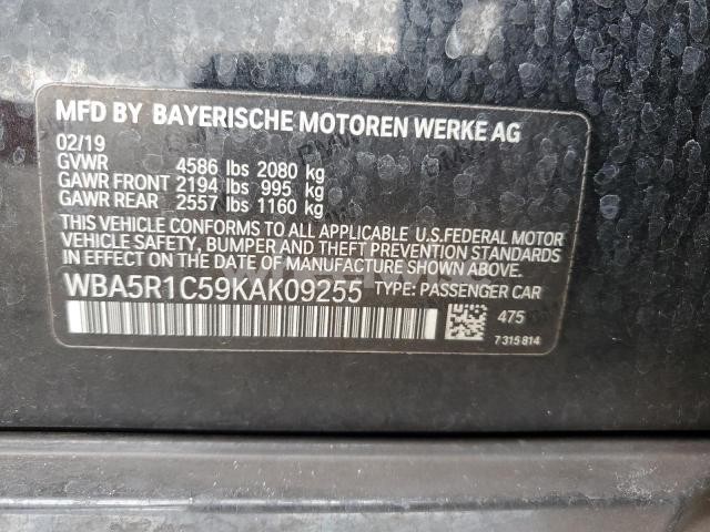 Photo 12 of 2019 BMW 330I (VIN WBA5R1C59KAK09255)