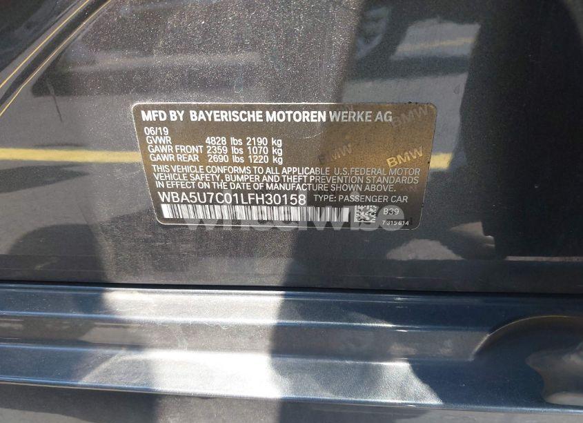 Photo 9 of 2020 Bmw 3 SERIES M340I (VIN WBA5U7C01LFH30158)