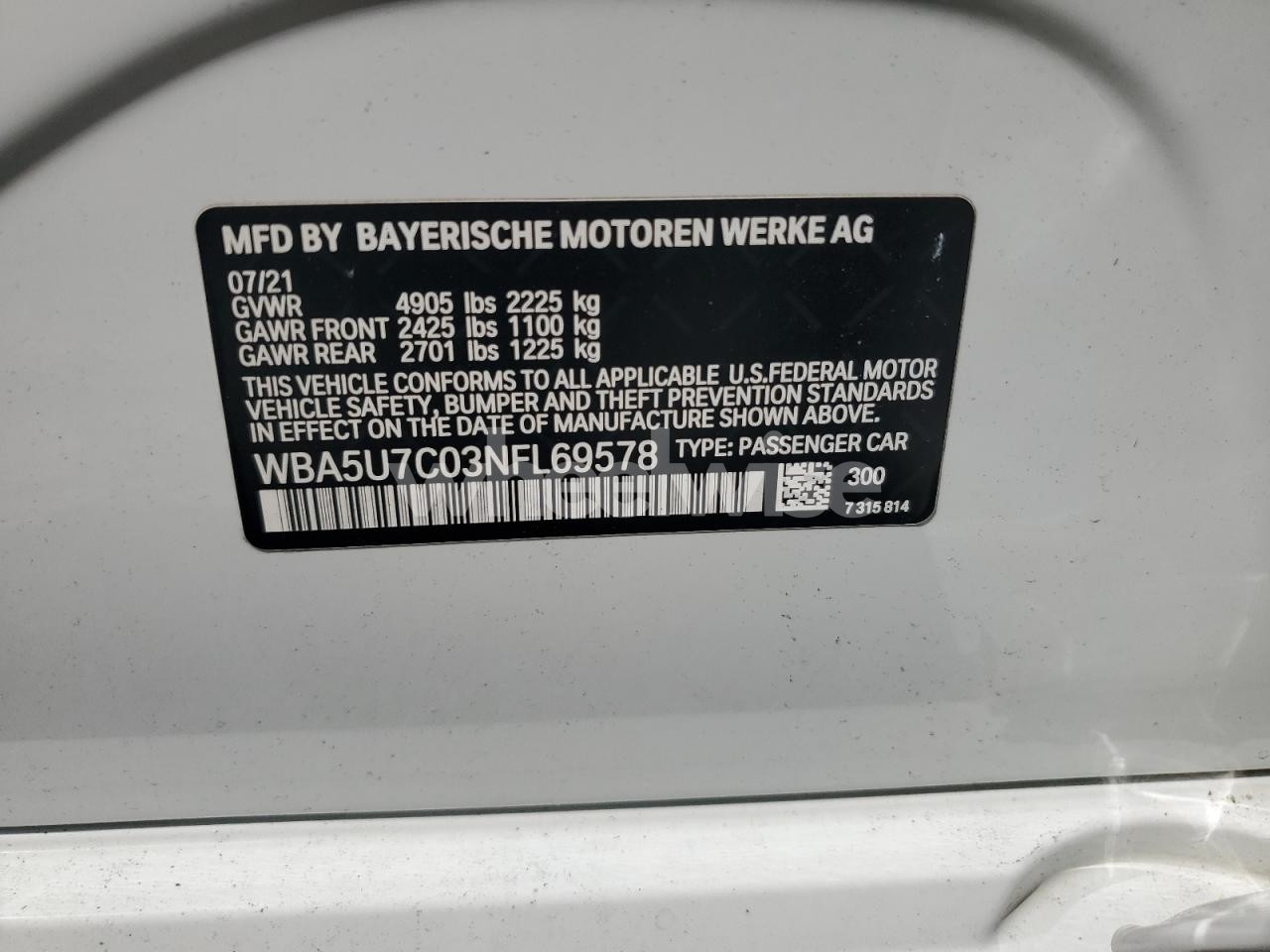 Photo 12 of 2022 BMW M340I (VIN WBA5U7C03NFL69578)