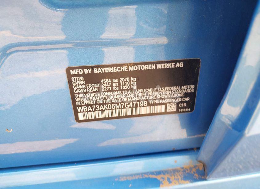 Photo 9 of 2021 Bmw 228i GRAN COUPE XDRIVE (VIN WBA73AK06M7G47198)