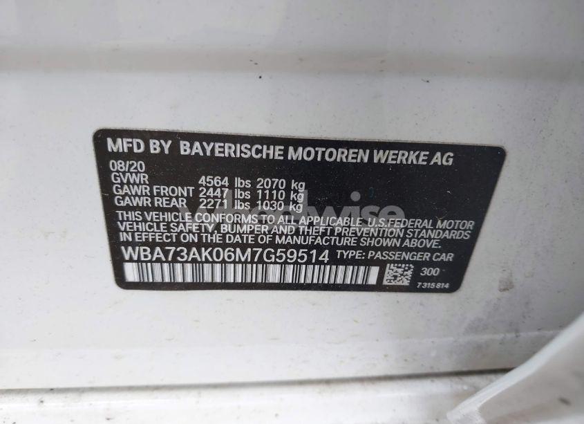 Photo 9 of 2021 Bmw 228i GRAN COUPE XDRIVE (VIN WBA73AK06M7G59514)