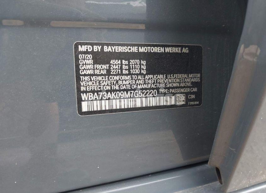 Photo 9 of 2021 Bmw 228i GRAN COUPE XDRIVE (VIN WBA73AK09M7G52220)