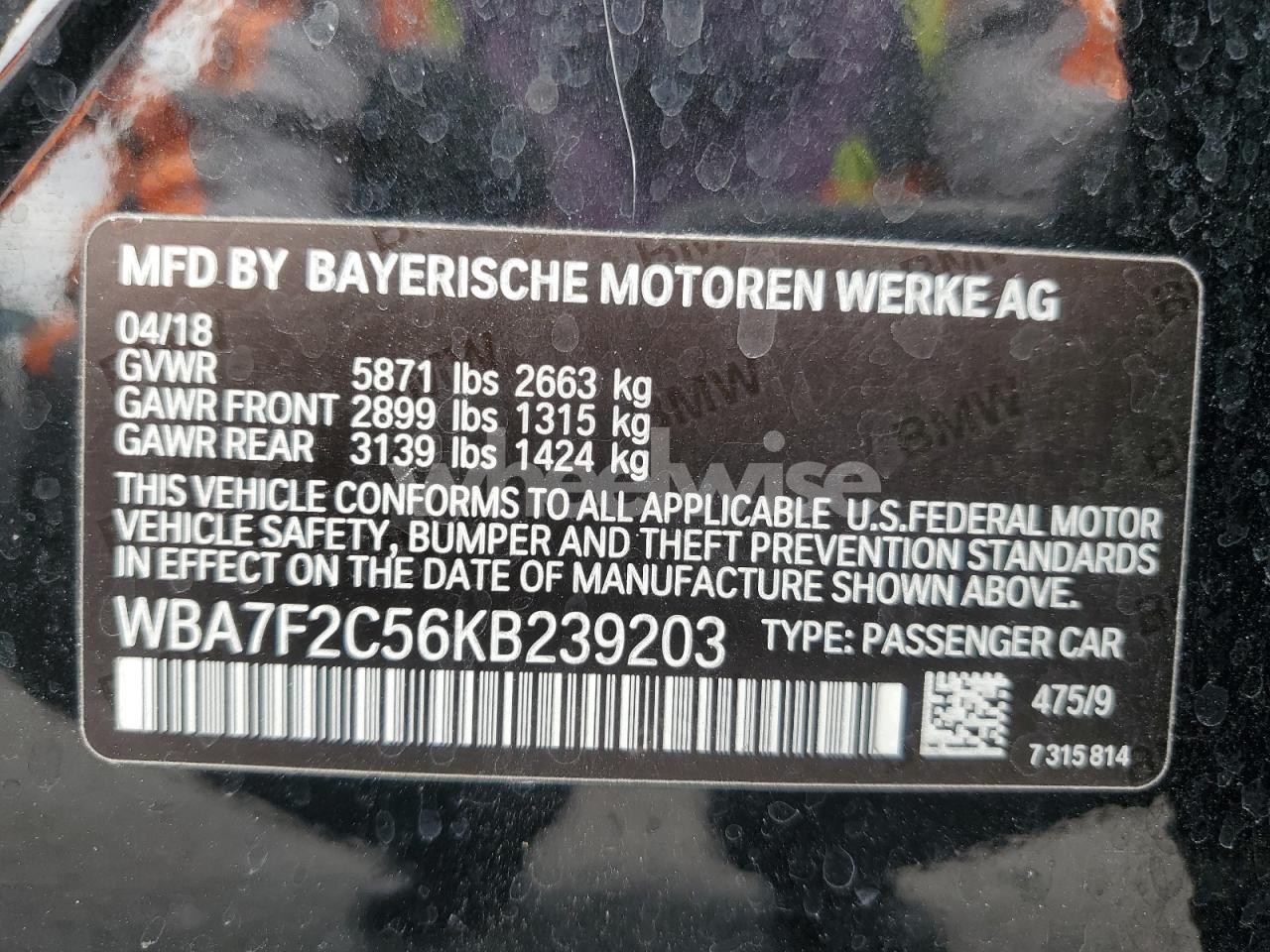 Photo 13 of 2019 BMW ALPINA B7 (VIN WBA7F2C56KB239203)