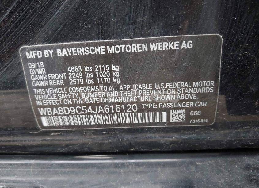 Photo 9 of 2018 Bmw 330i XDRIVE (VIN WBA8D9C54JA616120)