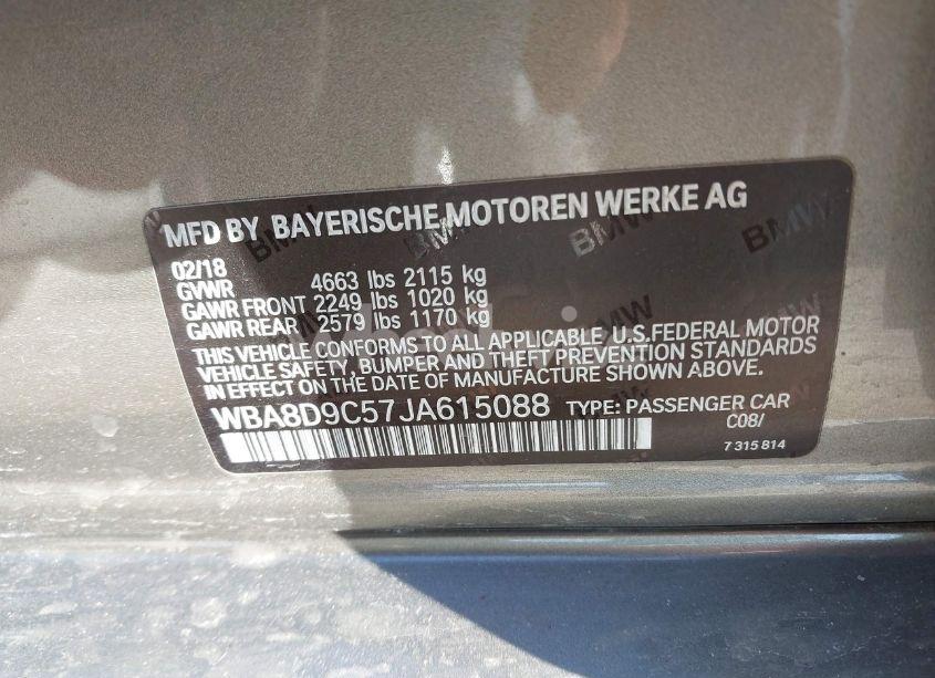 Photo 9 of 2018 Bmw 330i XDRIVE (VIN WBA8D9C57JA615088)