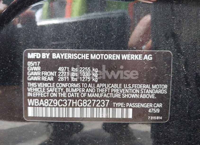 Photo 9 of 2017 Bmw 330i GRAN TURISMO XDRIVE (VIN WBA8Z9C37HG827237)