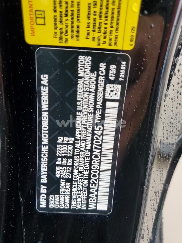 Photo 12 of 2024 BMW 840I (VIN WBAAE2C09RCN70245)