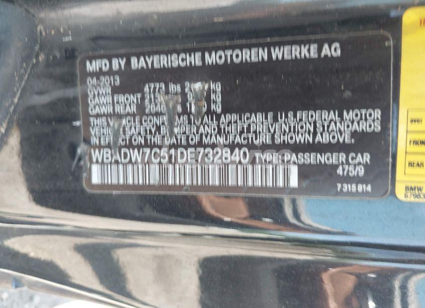 Photo 9 of 2013 Bmw 328i (VIN WBADW7C51DE732840)