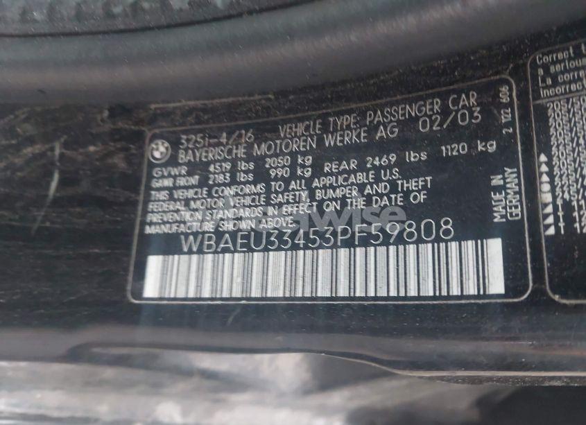 Photo 9 of 2003 Bmw 325xi N/A (VIN WBAEU33453PF59808)
