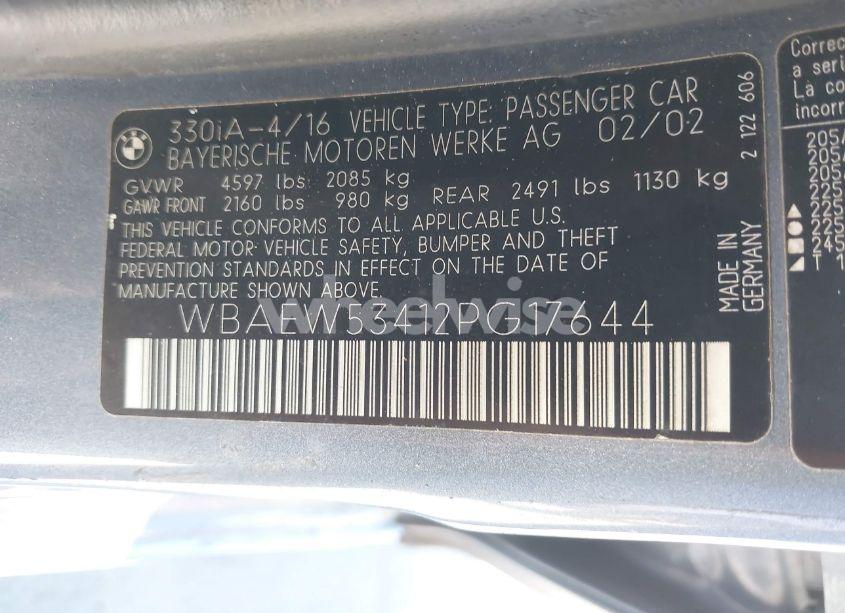 Photo 9 of 2002 Bmw 330xi (VIN WBAEW53412PG17644)