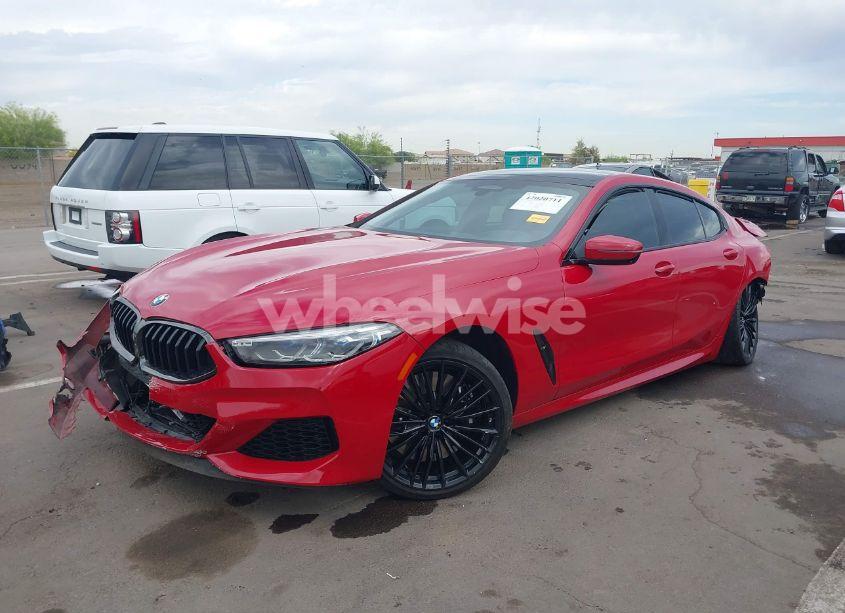 Photo 2 of 2022 Bmw M850i GTAN COUPE XDRIVE (VIN WBAGV8C04NCH90015)