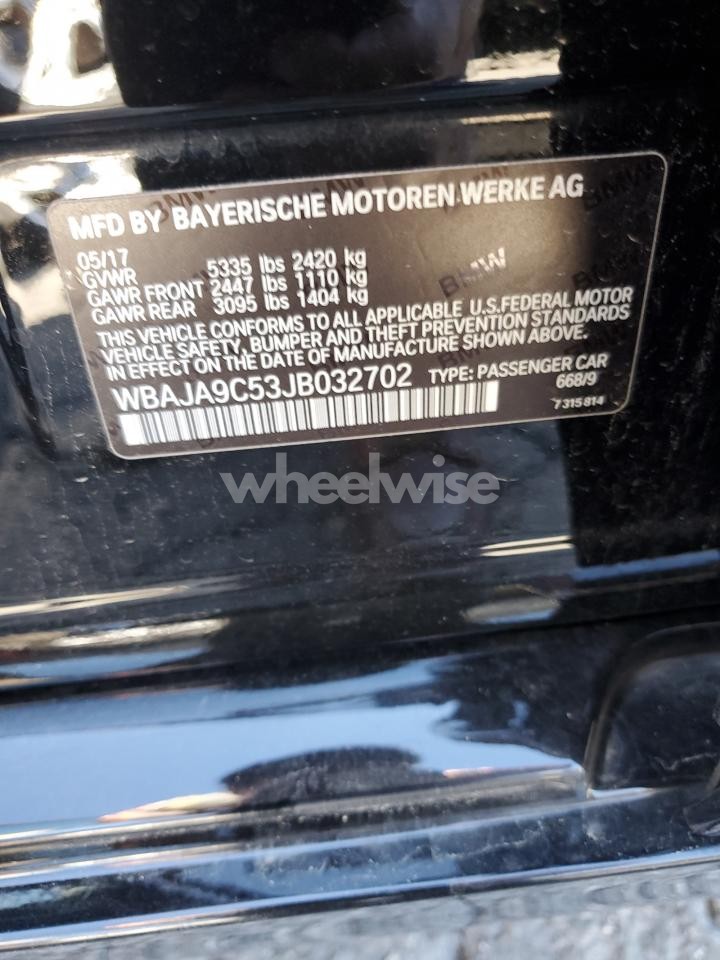 Photo 12 of 2018 BMW 530E (VIN WBAJA9C53JB032702)