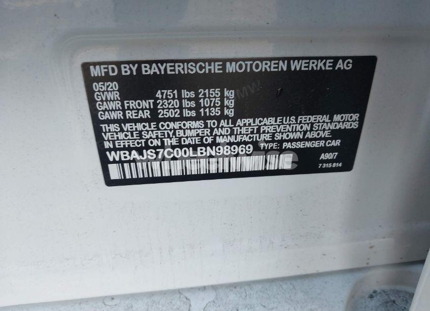 Photo 9 of 2019 Bmw M550i XDRIVE (VIN WBAJB9C51KB464204)