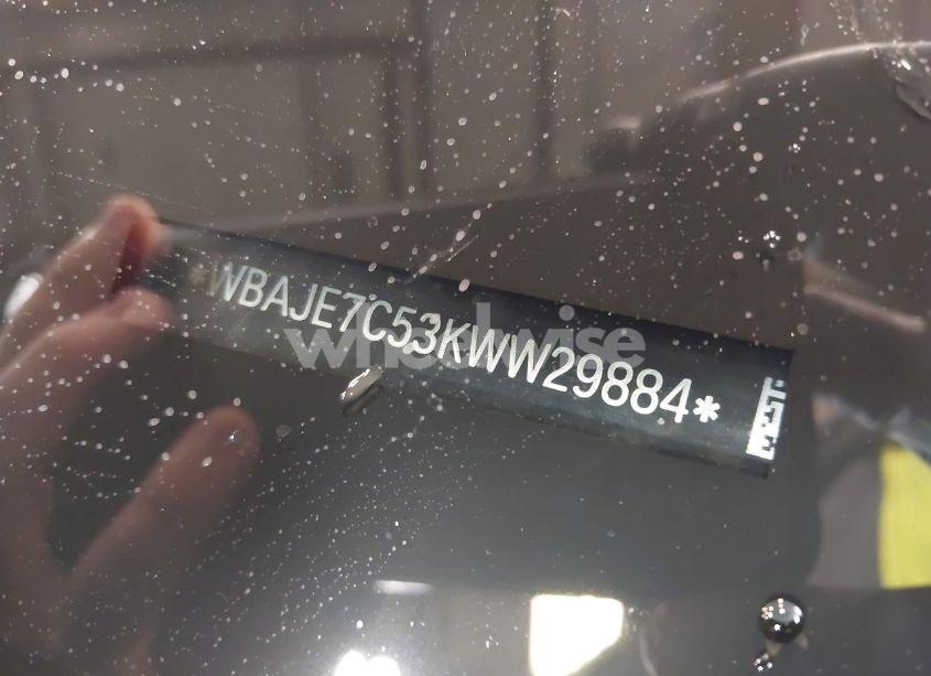 Photo 9 of 2019 Bmw 540i XDRIVE (VIN WBAJE7C53KWW29884)