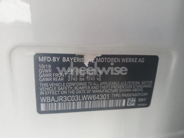 Photo 4 of 2020 BMW 530 I (VIN WBAJR3C03LWW64301)