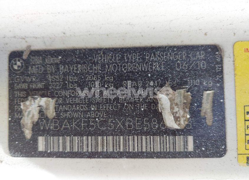 Photo 9 of 2011 Bmw 328i XDRIVE (VIN WBAKF5C5XBE586463)