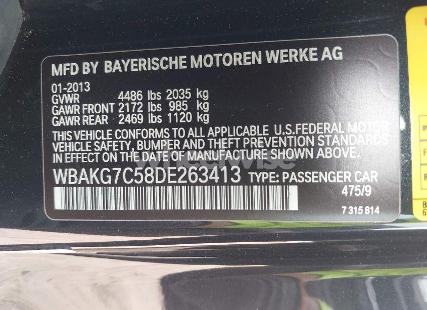 Photo 9 of 2013 Bmw 335i (VIN WBAKG7C58DE263413)