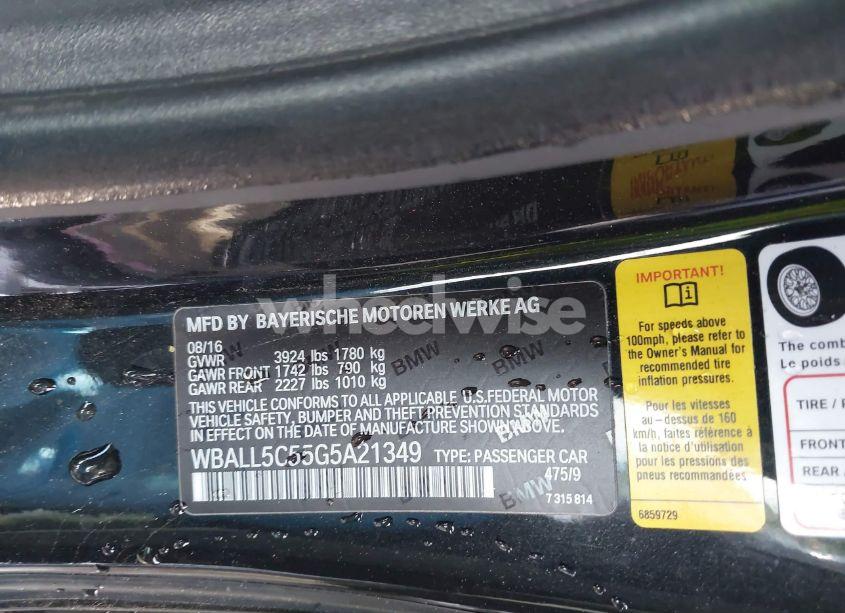 Photo 9 of 2016 Bmw Z4 SDRIVE28I (VIN WBALL5C55G5A21349)