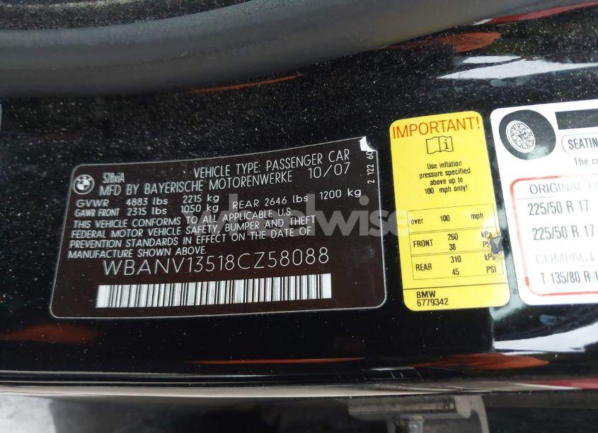Photo 9 of 2008 Bmw 528xi (VIN WBANV13518CZ58088)