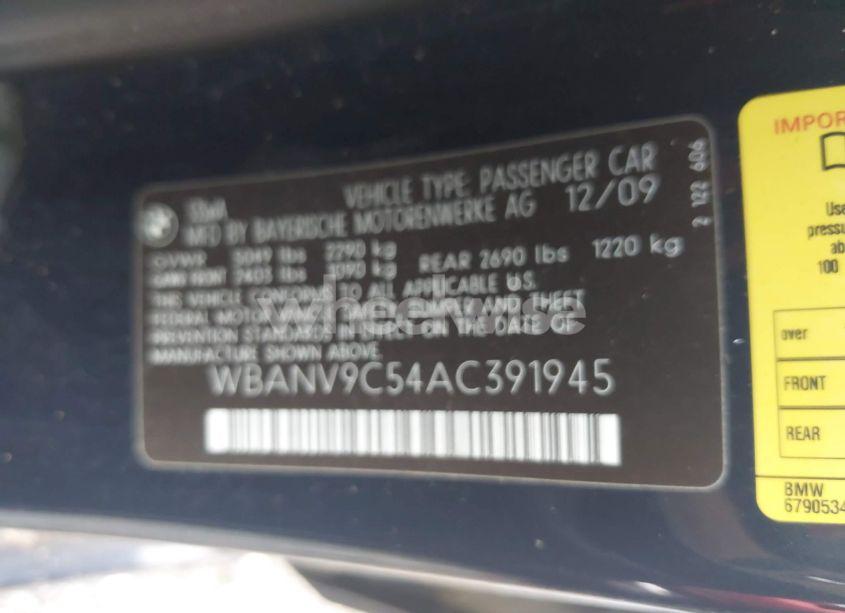 Photo 9 of 2010 Bmw 535i XDRIVE (VIN WBANV9C54AC391945)